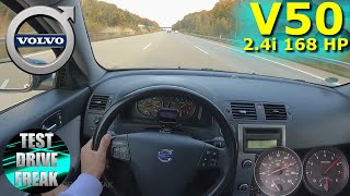 2010 Volvo V50 24i 168 HP TOP SPEED AUTOBAHN DRIVE POV [upl. by Pegasus15]