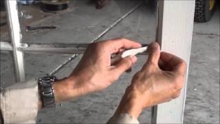 How to apply window putty [upl. by Brindle]