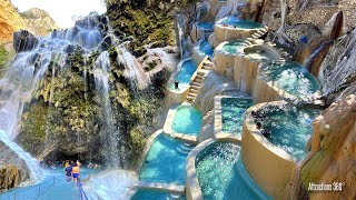 Mexicos BestKept Secret  Hot Spring Infinity Pools amp Waterfalls Cave  Grutas Tolantongo [upl. by Inaffets1]