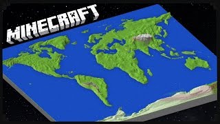 THE EARTH in Minecraft 195 Scale [upl. by Cchaddie971]