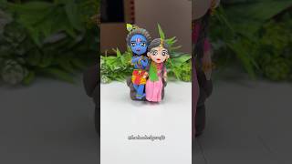 Radhe Shyam Making With Clay 😍😍 diy craft handmadeclaycrafts [upl. by Jerroll]