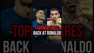 Cristiano Ronaldo vs Ilia Topuria shorts cr7 iliatopuria [upl. by Aylatan]