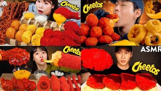 ASMR MUKBUNG Eating Spicy Cheetos Chicken Challenge asmr mukbung eatingshow viral shorts [upl. by Ditter676]