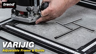 Trend Varijig Adjustable Frame amp Guide [upl. by Mackay]