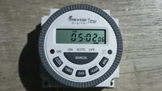 Frontier Digital Timer Programming  Digital Timer  TM6192 [upl. by Aidas381]