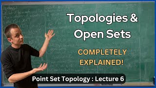 Open Sets – Lecture 6 Topology [upl. by Haden691]