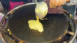 Pancakes rolled with crispy fritter in yunnan street food [upl. by Aimal]