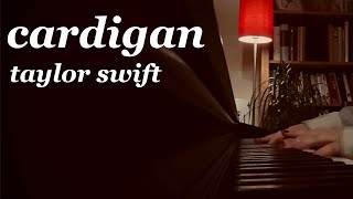 taylor swift  cardigan piano cover [upl. by Aesoh278]