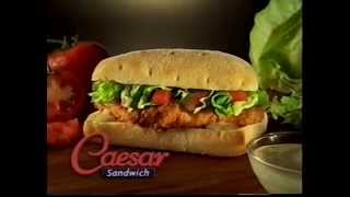 KFC  Caesar Sandwich  Australian Ad 2001 [upl. by Anibor472]