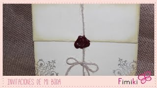 Invitaciones de mi boda [upl. by Annemarie]