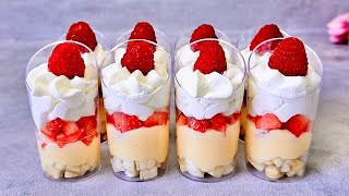 Mini Fruit Dessert Shots Easy and Yummy no bake and gluten free mini no bake dessert cups [upl. by La]