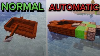 STOP Using Normal Boats In Minecraft Use This Instead [upl. by Michelsen]