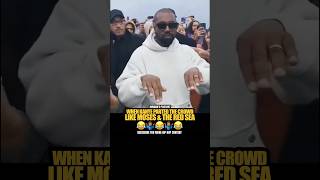 Kanye West using his biblical powers 😂🤷🏽‍♂️💯 kanyewest hiphop rap [upl. by Kentiggerma]