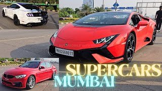 Supercars Sunday  Lamborghini  Porsche  BMW  Ford Mustang  Maybach  Car Spotting Mumbai [upl. by Lorusso985]