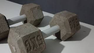 DIY Mancuernas de Concreto 5kg11lb Impresion 3D STL [upl. by Ire]