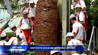 One Tonne Kebab Breaks World Record [upl. by Belak]