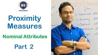 Proximity Measures  2  Nominal Attributes  Data Mining [upl. by Georgetta903]