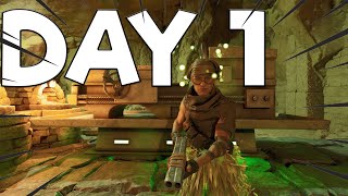 Day 1 On Ark ASCENDED SCORCHED EARTH  ARK 4MAN PVP 1 [upl. by Linn]