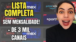 🔴CONHEÇA A MELHOR LISTA IPTV  MELHOR QUE TV BOX LISTA IPTV EM 2024 SEM TRAVAMENTO E SEM MENSALIDADE [upl. by Jessamyn]