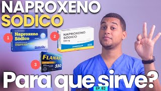 NAPROXENO SODICO PARA QUE SIRVE  3 COSAS [upl. by Atteloiv]