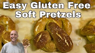 EASY GLUTEN FREE SOFT PRETZELS [upl. by Yerok]