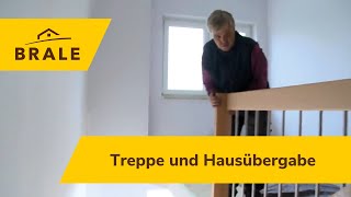 Wie entsteht ein Massivhaus  Baudoku  So baut die BRALE Teil 9 Treppe und Hausübergabe [upl. by Packston]