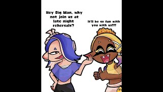 Splatoon 3  Big Mans Secret Home Life [upl. by Annaynek857]