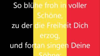 Nationalhymne von Belgien deutsche Übersetzung [upl. by Noryb]