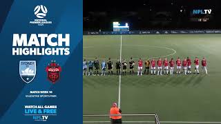 NPL NSW Mens Round 10 Fixture – Sydney FC v Wollongong Wolves [upl. by Annairoc]