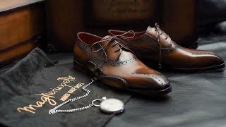 Handcrafting Premium Mens Shoes  Maglieriapelle [upl. by Reerg948]