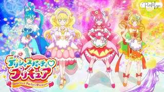 1080p Delicious Party♡Precure Group Transformation 2 [upl. by Aitan315]