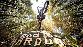 Extreme Downhill Mountain Bike Racing  Red Bull Hardline 2016 [upl. by Selmore]