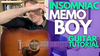 Insomniac by Memo Boy Guitar Tutorial  Guitar Lessons with Stuart [upl. by Romney]