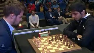 Shortest Game of Magnus Carlsen life Magnus Carlsen vs Vidit Gujrathi [upl. by Pease]