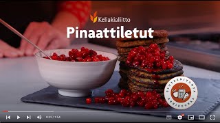 Gluteenitonta arkiruokaa Pinaattiletut [upl. by Yert]