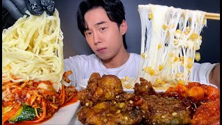 ASMR MUKBANG 오늘통닭 치킨  골뱅이무침 먹방 [upl. by Kate]