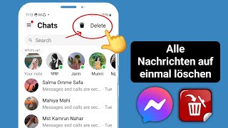 So löschen Sie alle Ihre Nachrichten auf Facebook Messenger auf einmal 2024 [upl. by Einaffit]