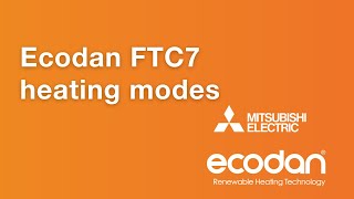 Ecodan FTC7 heating modes [upl. by Liartnod84]