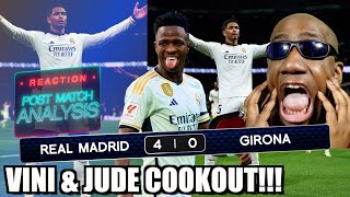 Real Madrid Girona REACTION Post Match Analysis  40  Vini is WORLD CLASS Jude is INSANE [upl. by Arretahs]