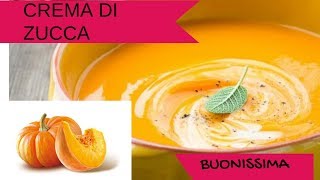 Vellutata di Zucca Primo piatto Gustoso e Leggero [upl. by Kcirdla714]