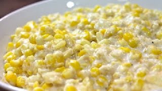 Creamed Corn Recipe  I Heart Recipes [upl. by Nnylyrehc]