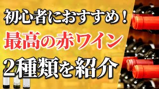 【ソムリエが解説】ワイン初心者に超おすすめ！2種類の最強赤ワイン [upl. by Aidin150]