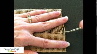 Removing Fiber From Burlap [upl. by Il]