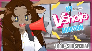 My REJECTED Vshojo Audition Thank you for 1000 Subs [upl. by Yennaiv65]