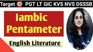 Iambic Pentameter English Literature🎯 [upl. by Namzaj]