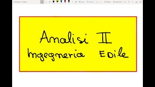 ESAME ANALISI 2  Facoltà di Ingegneria Edile [upl. by Rosalee]