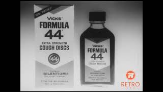 Vicks Formula 44 Commercial 1950s [upl. by Eneloc]