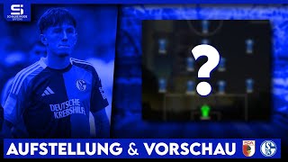 Augsburg  Schalke  Aufstellung  PersonalUpdate  Gegneranalyse  Spieltagsvorschau S04 [upl. by Ellenar971]