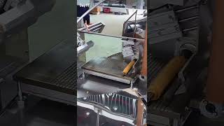 Automated Waffle Making Pouring Molding and Rolling WaffleMaking AutomatedCooking [upl. by Lledyr122]