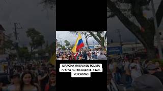 🇨🇴🗞😱Con gran Asistencia a la movilizacion de la conmemoracion del estallidos social en el tolima💥⭐️🚨 [upl. by Arramahs]